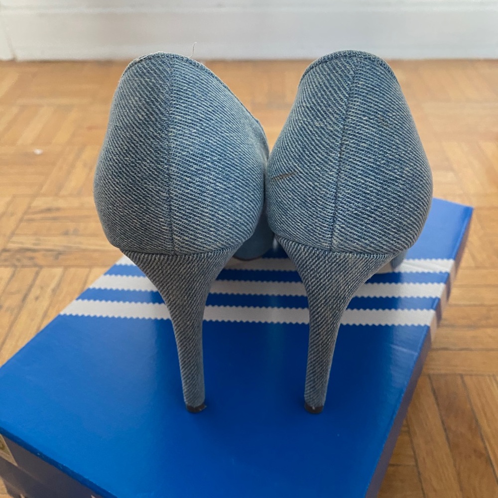 Spring Denim Heel - Picture 3 of 5